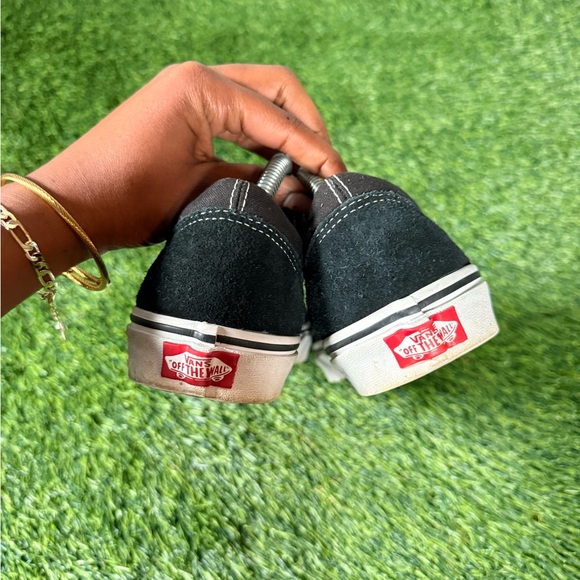 Vans Old Skool Black White Low Top Skate Shoes Suede Canvas Women’s 9 - Picture 5 of 8